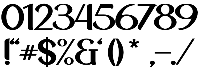 NewCrown-Bold_DEMO Font OTHER CHARS
