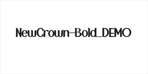NewCrown-Bold_DEMO Logo