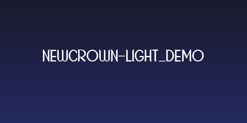 NewCrown-Light_DEMO Social Header