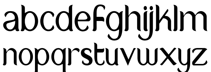 NewCrown-Light_DEMO Font LOWERCASE