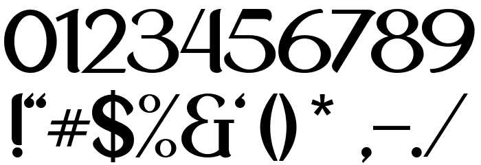NewCrown-Normal_DEMO Font OTHER CHARS