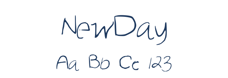 NewDay Font Preview