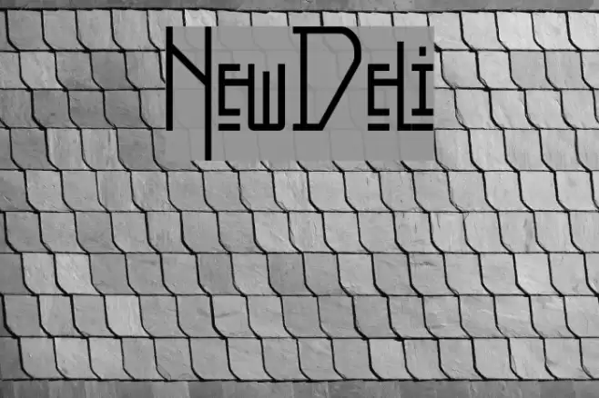 NewDeli フォント examples