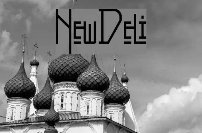 NewDeli フォント examples