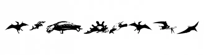NewDinos  Frei Schriftart Herunterladen