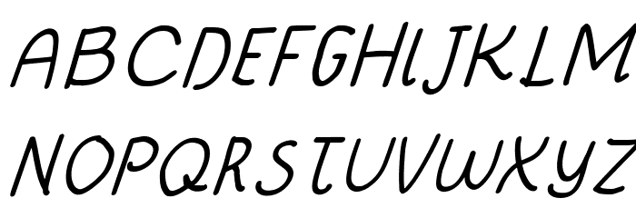 NewFont Medium Oblique フォント 大文字