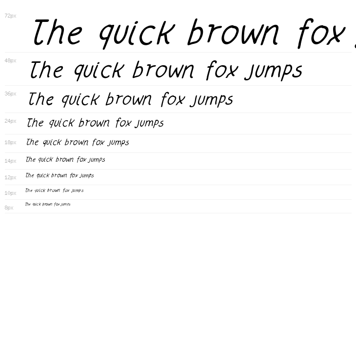 NewFont Medium Oblique Waterfall