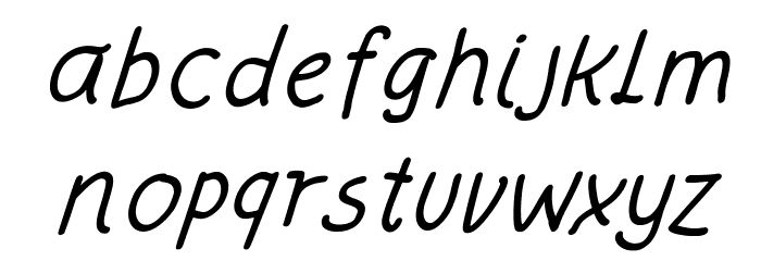 NewFont Medium Oblique フォント 小文字