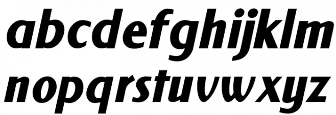 NewForum Bold Italic Schriftart Kleinbuchstaben