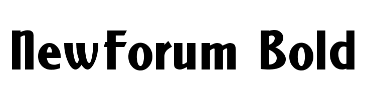 NewForum Bold Font