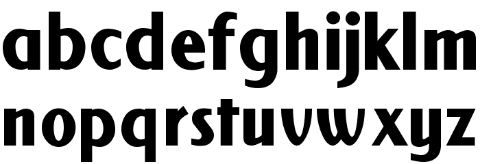 NewForum Bold Font LOWERCASE