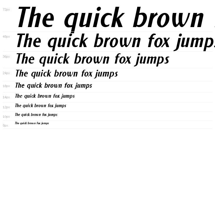 NewForum Italic Waterfall