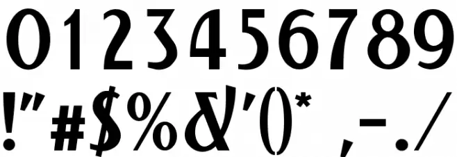 NewForum Font OTHER CHARS