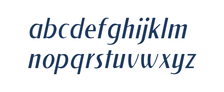 NewForumLight Italic Lowercase