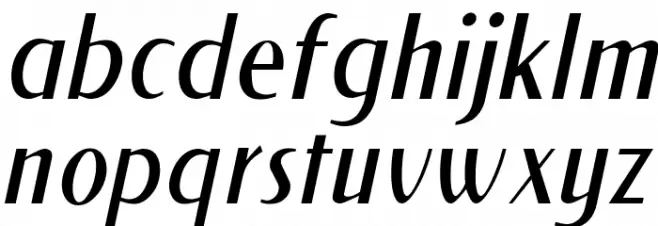 NewForumLight Italic फ़ॉन्ट लोअरकेस