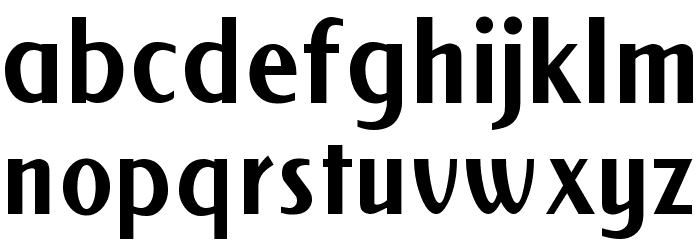 NewForum Font LOWERCASE