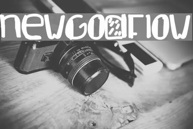 NewGodFlow Font examples