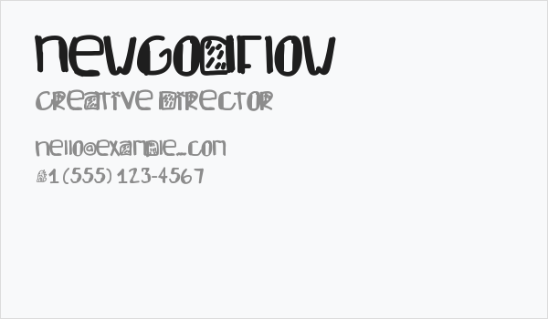 NewGodFlow Business Card