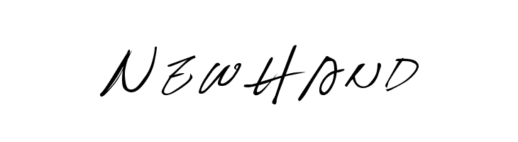 NewHand  font caratteri gratis