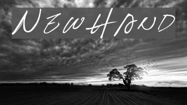 NewHand Font examples