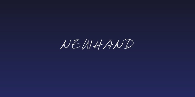 NewHand Social Header
