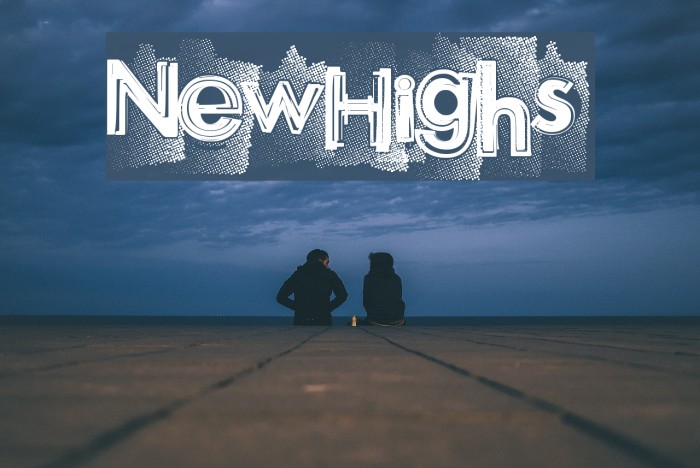 NewHighs Font examples