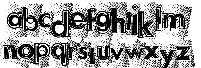NewHighs Font LOWERCASE