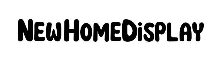 NewHomeDisplay  Free Fonts Download