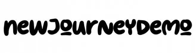 NewJourneyDemo  font caratteri gratis