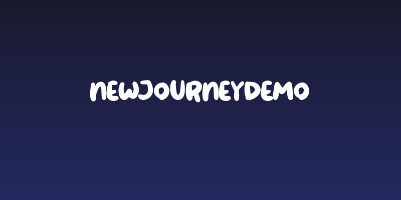NewJourneyDemo Social Header
