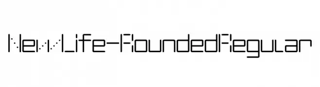 NewLife-Rounded Regular  Frei Schriftart Herunterladen