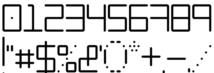NewLife-Rounded Regular Font OTHER CHARS