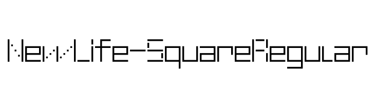 NewLife-Square Regular  Frei Schriftart Herunterladen