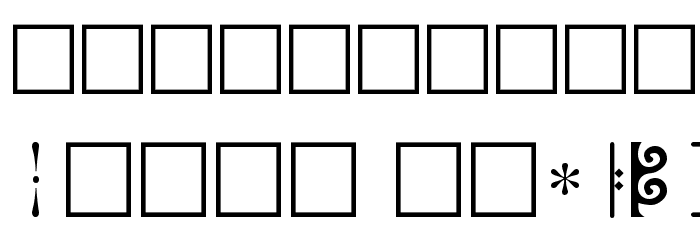 NewMaori Font OTHER CHARS
