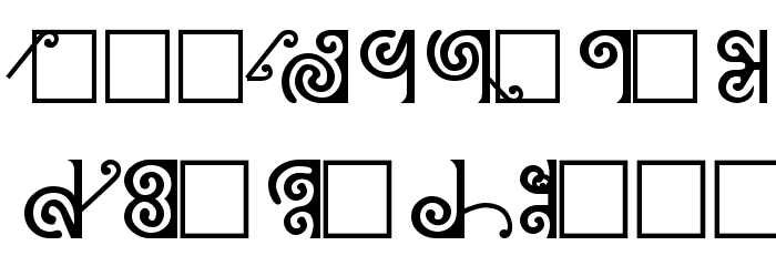 NewMaori Font LOWERCASE