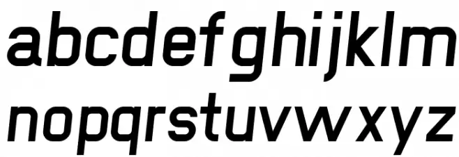 NewMedia Bold Italic Polices MINUSCULES