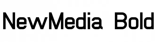 NewMedia Bold  font caratteri gratis