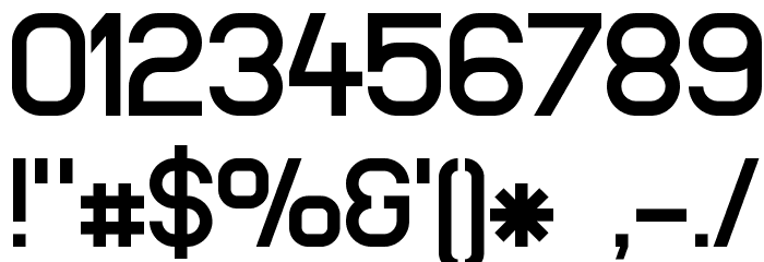 NewMedia Bold フォント その他の文字