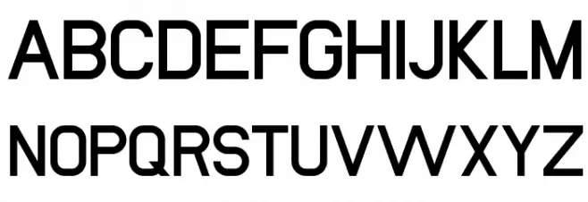 NewMedia Bold Schriftart Groß