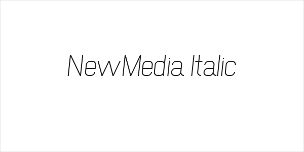 NewMedia Italic Logo