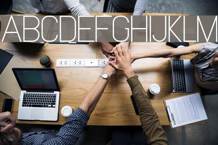 NewMedia Regular Font examples