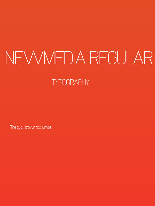 NewMedia Regular Poster