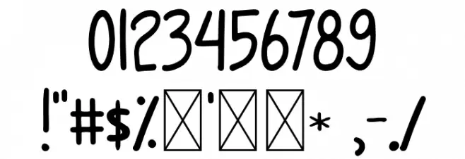 NewNormalRegular Font OTHER CHARS