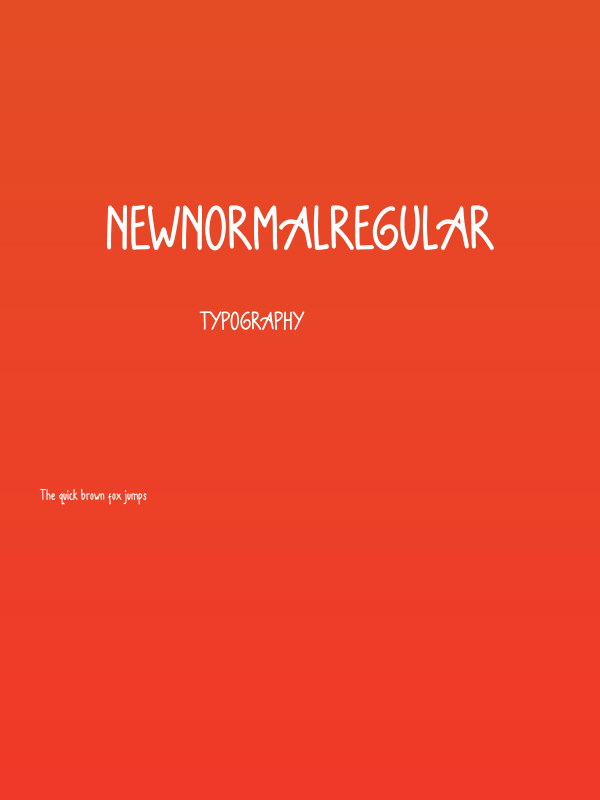 NewNormalRegular Poster