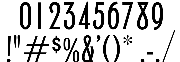 NewPortLandOpti-Regular Font OTHER CHARS