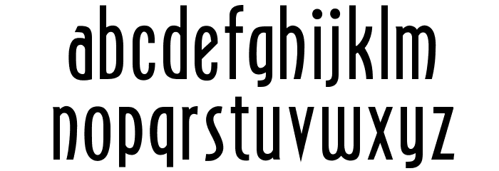 NewPortLandOpti-Regular Font LOWERCASE