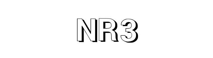 NewRetroStyle3d Font