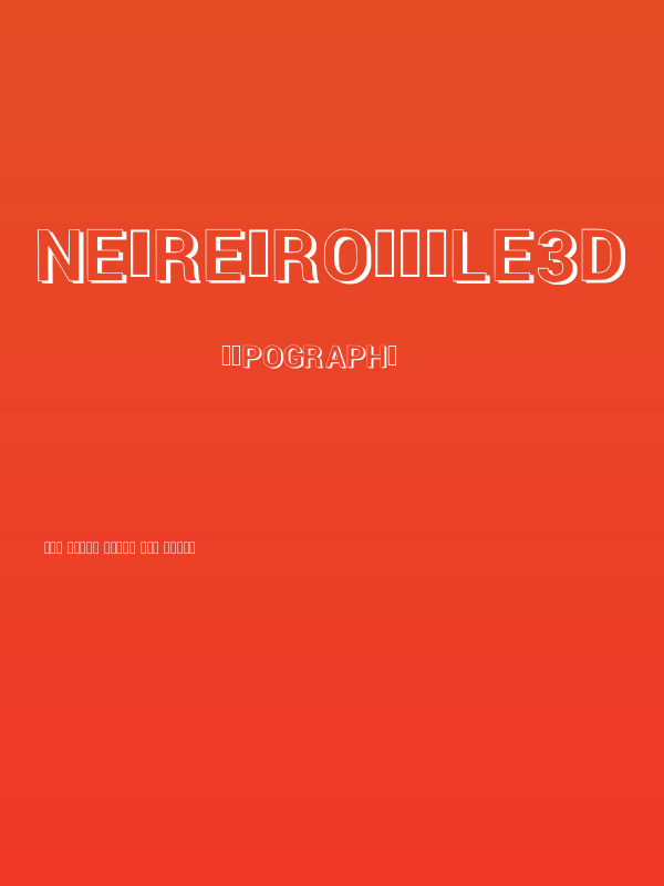 NewRetroStyle3d Poster