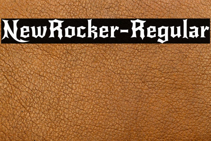 NewRocker-Regular Example 2