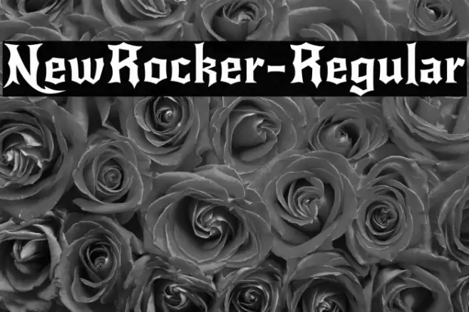 NewRocker-Regular Font examples
